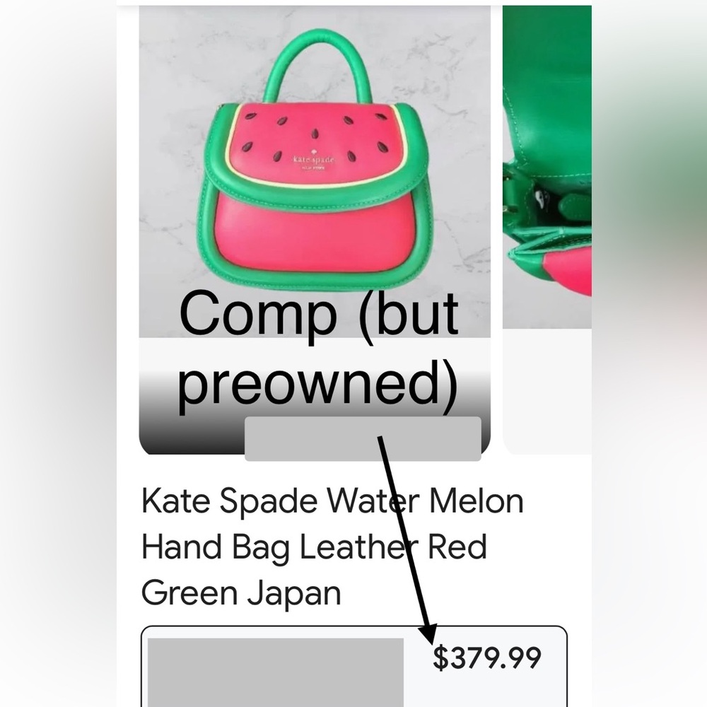 🔥 NWT Kate Spade NY Puffy Novelty Watermelon Crossbody Purse MSRP $399 - Picture 12 of 12